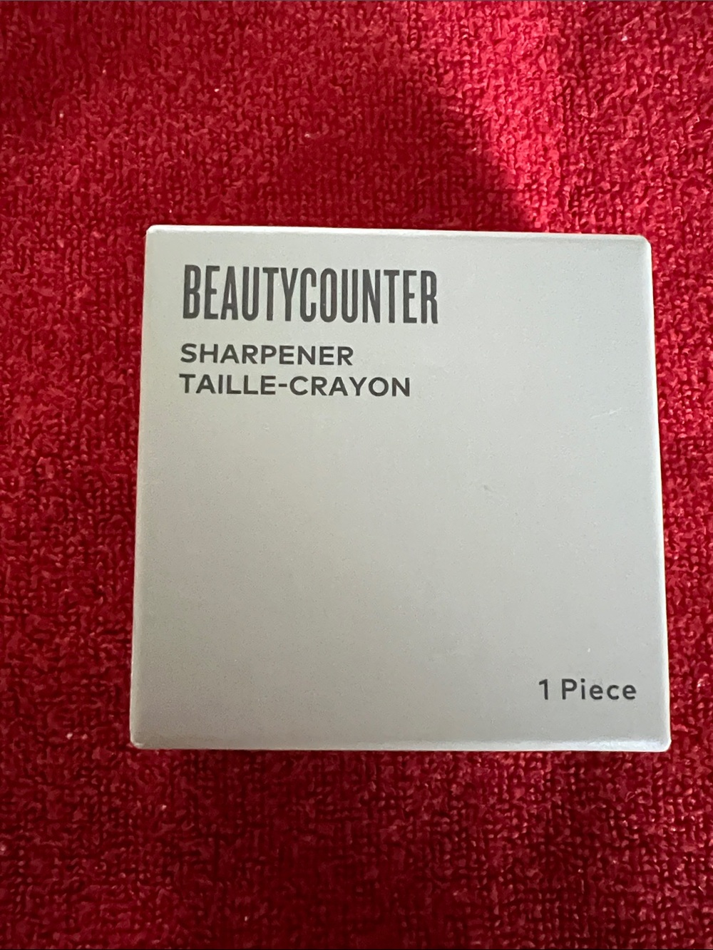 beautycounter Compact Pencil Sharpener in White